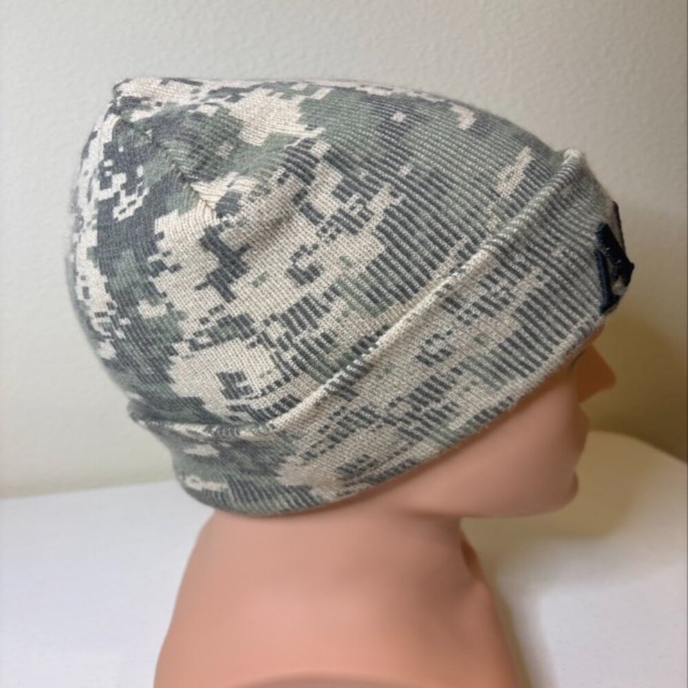 Army Embroidered Camo Beanie Cap Hat - Picture 6 of 7